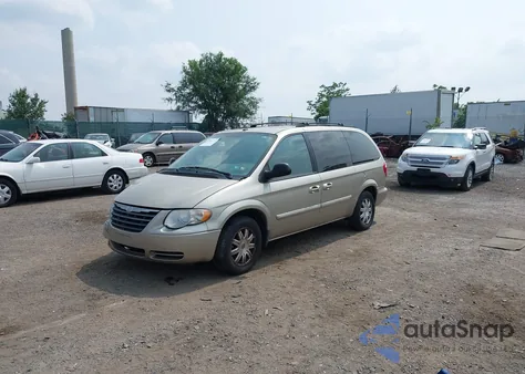 2006 Chrysler Town & Country Touring из США, поврежденный, VIN 2A4GP54L36R818696